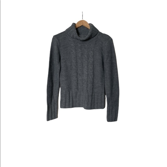 ❄️ Cozy gray turtleneck sweater size M - Picture 6 of 9